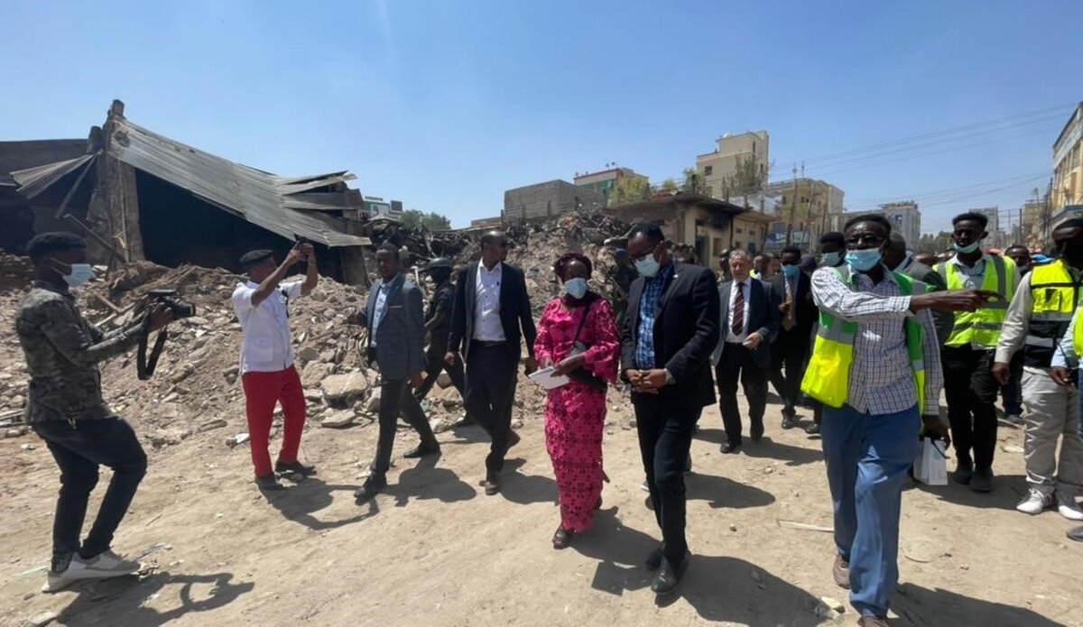  UN inter-agency team support Hargeisa fire response needs assessment