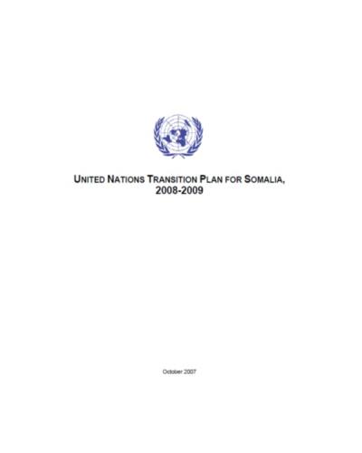 UN Transition Plan 2008-2009